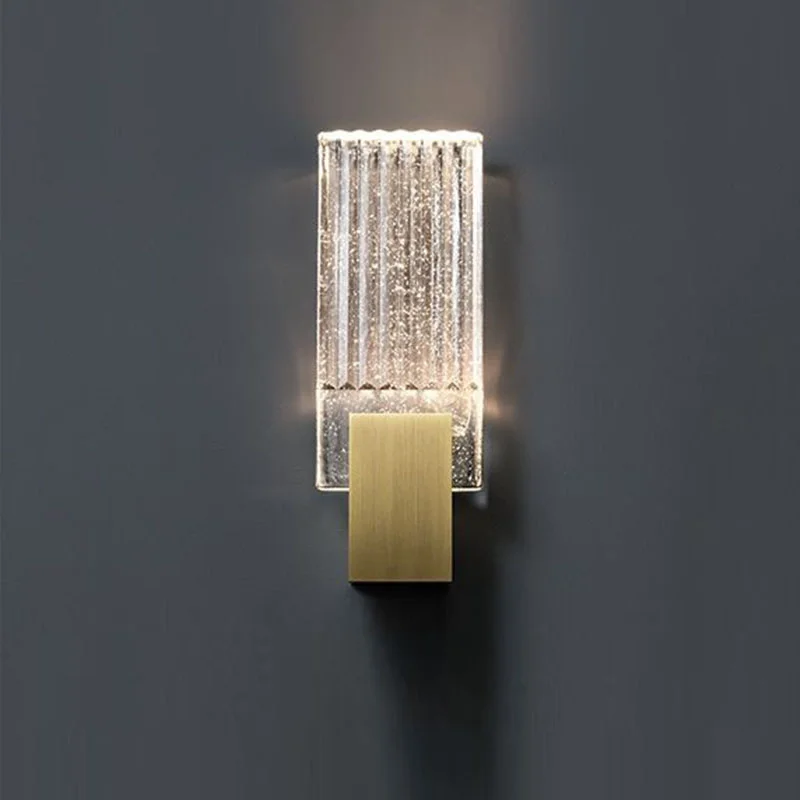 nordic led crystal deco maison aplique luz pared wandlamp lampada camera luminaria de parede living room lamp