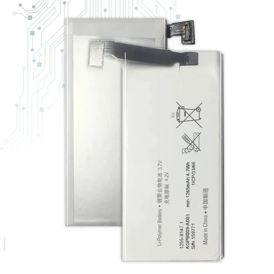 Сменный аккумулятор для Sony Xperia Advance ST27i Go ST27a St27 AGPB009-A003 1265 мАч трек-код