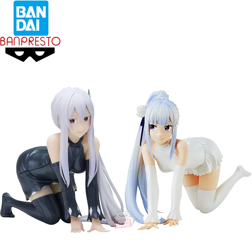 В наличии оригинальный Banpresto Celestial Vivi Re:zero Echidna Emilia купальный костюм аниме фигурки