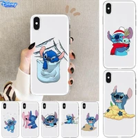 star baby stitch transparent phone case for xiaomi redmi 11lite ultra 10x 9 8a 7 6 a pro t 5g k40 anime protect cover silicone