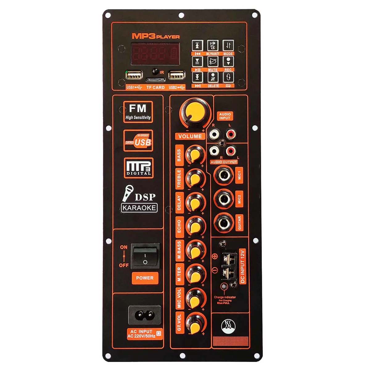 

Digital Bluetooth 120W Amplifier Board for 8-12 Inch Speaker with Remote Control DIY Hifi Home Theater Speaker