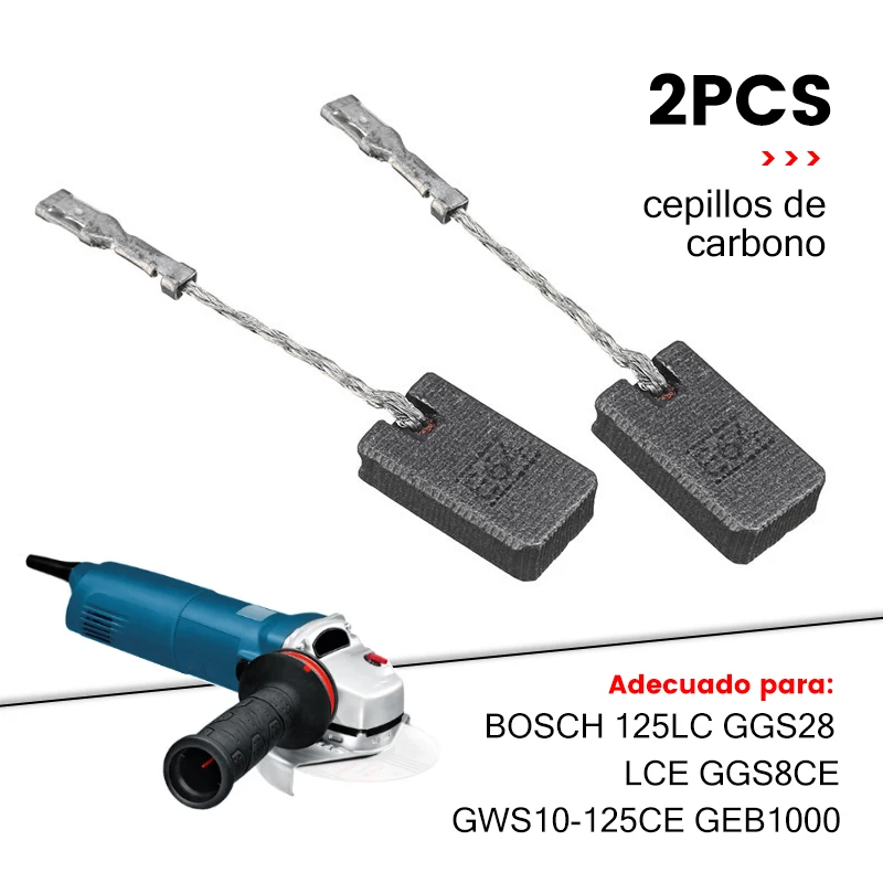 

2 шт./6 шт., графитовые щётки для BOSCH 125LC GGS28 LCE GGS8CE