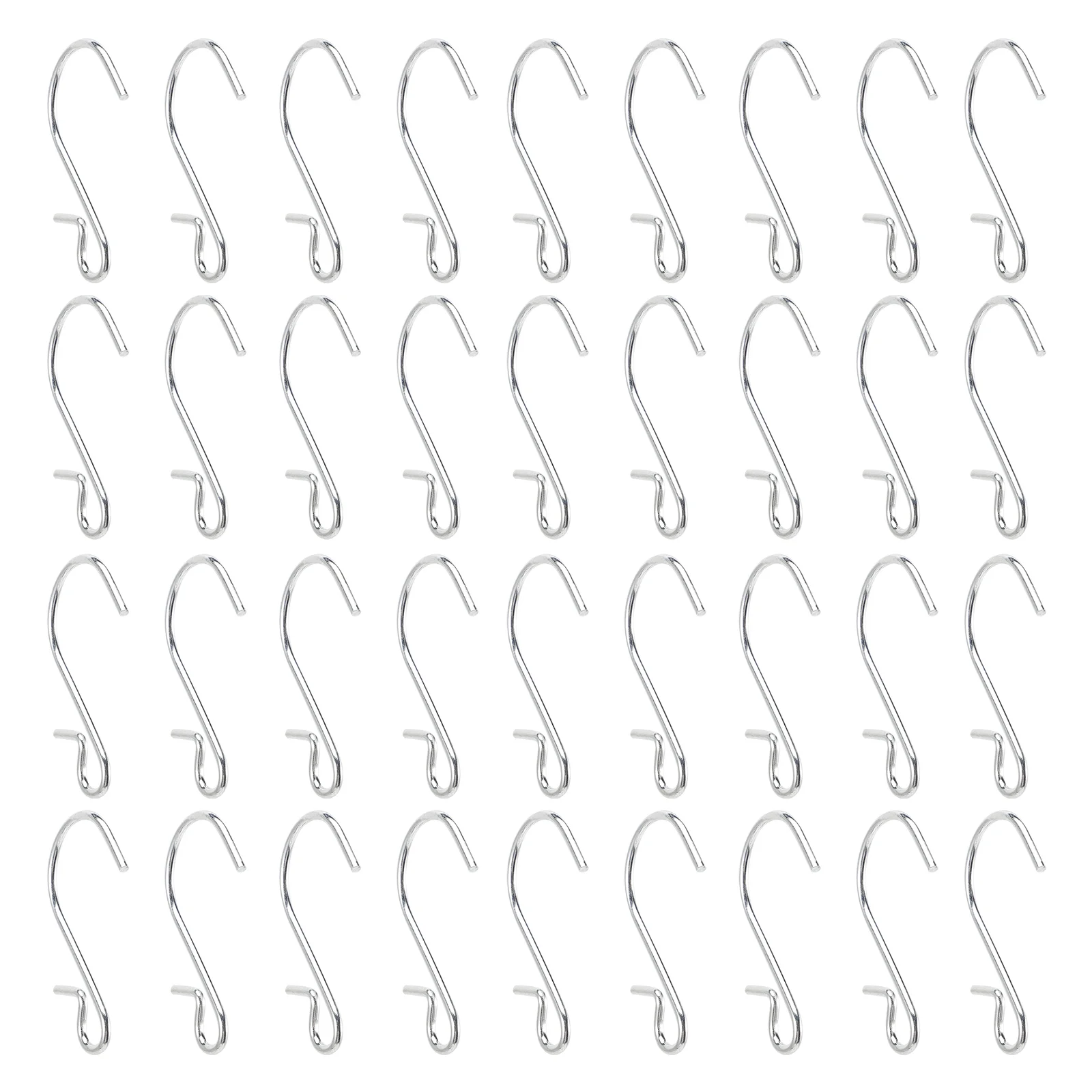 

100pcs Stainless Steel Heavy Duty Hooks Shaped Hooks Metal Hooks for Kitchen