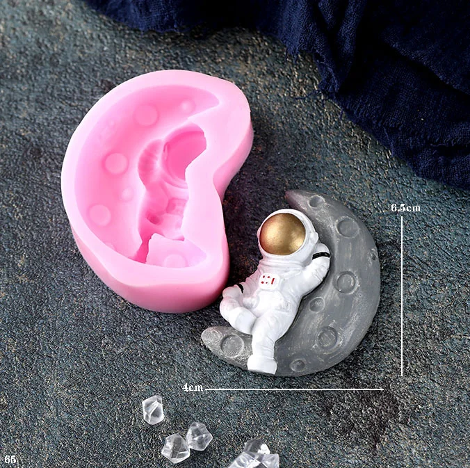 

Космос 3d астронавт силиконовая форма инструмент для выпечки помадка торт шоколадная форма украшения торта аксессуары ремесло гипсовая смола форма