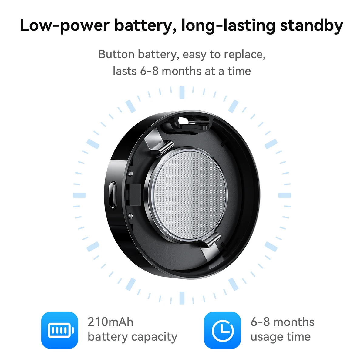 Фото HOCO E96A Bluetooth GPS трекер смарт-тег беспроводной Android-совместимый поиск домашних животных ключ Find My App устройство слежения для дома №4