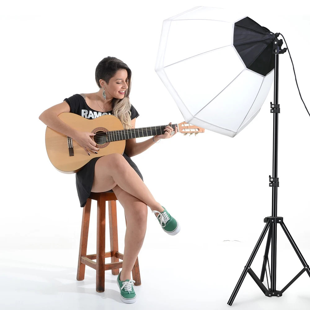 

LED Softbox Lighting Kit Continuous Lighting Soft Box Lights Set Product Photo Photography Light for YouTube Video Recording