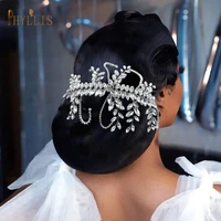 a410 diamond bridal headband classic bride tiara crowns party hair accessories princess diadem silver crystal wedding headwear