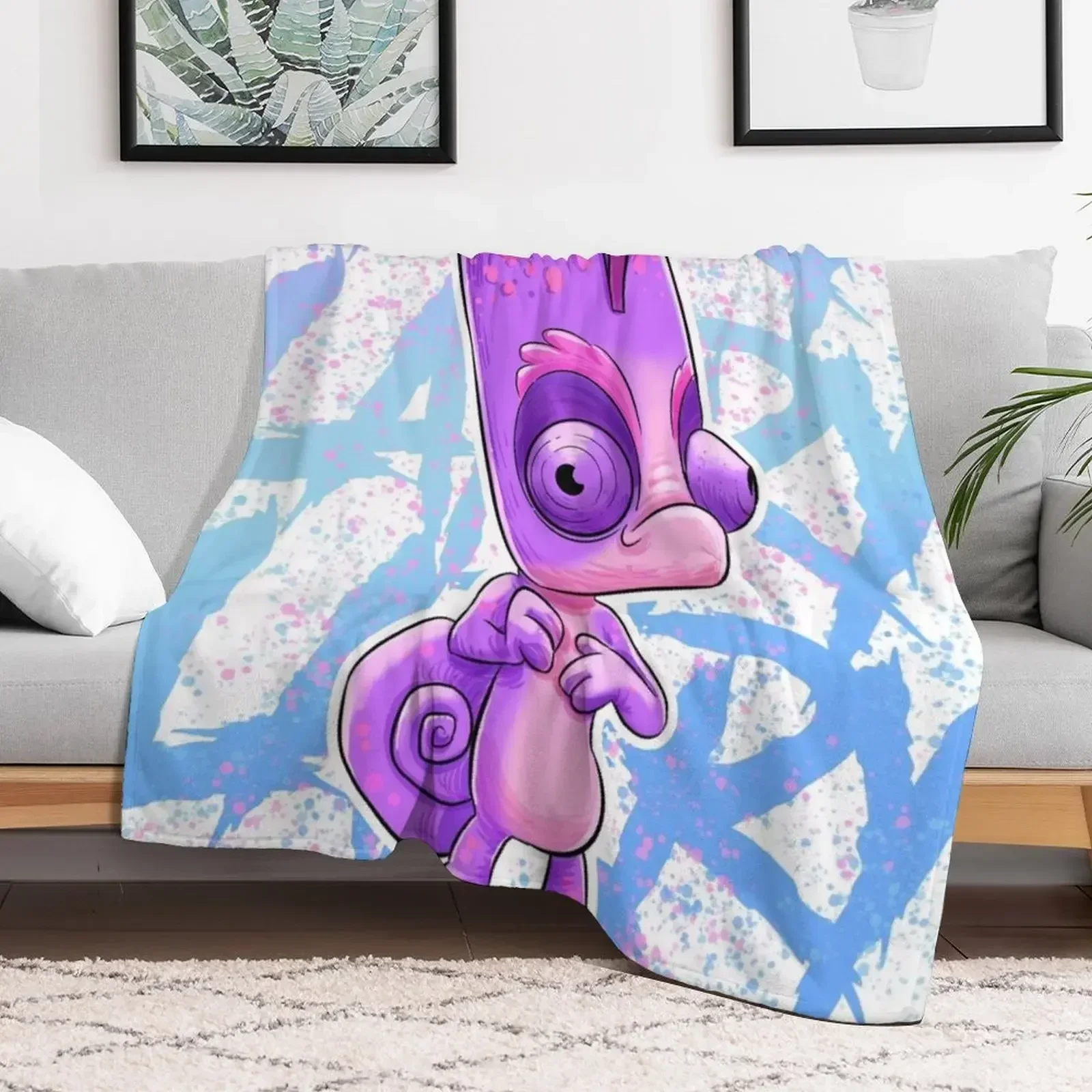 Одеяло ZOOBA Larry The Cameleon тонкие фланелевые одеяла