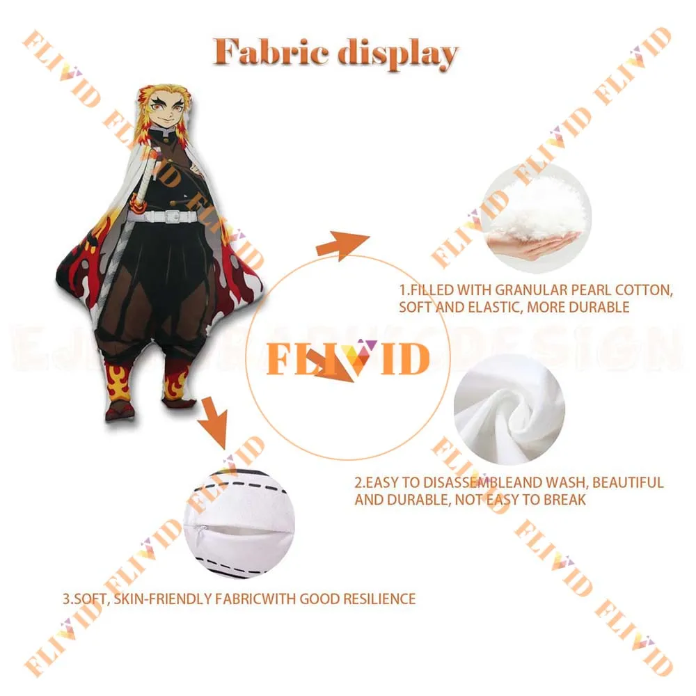 Пользовательская 3D подушка с персонажем мультфильма аниме забавная для