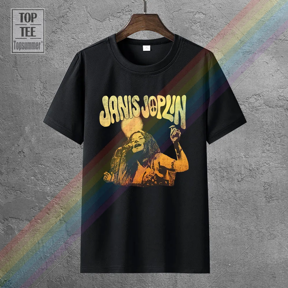 

2018 Latest Fashion Official Janis Joplin Live Tour Concert Poster Picture Photo T-Shirt S M L Xl 2X Print T Shirts O Neck Short