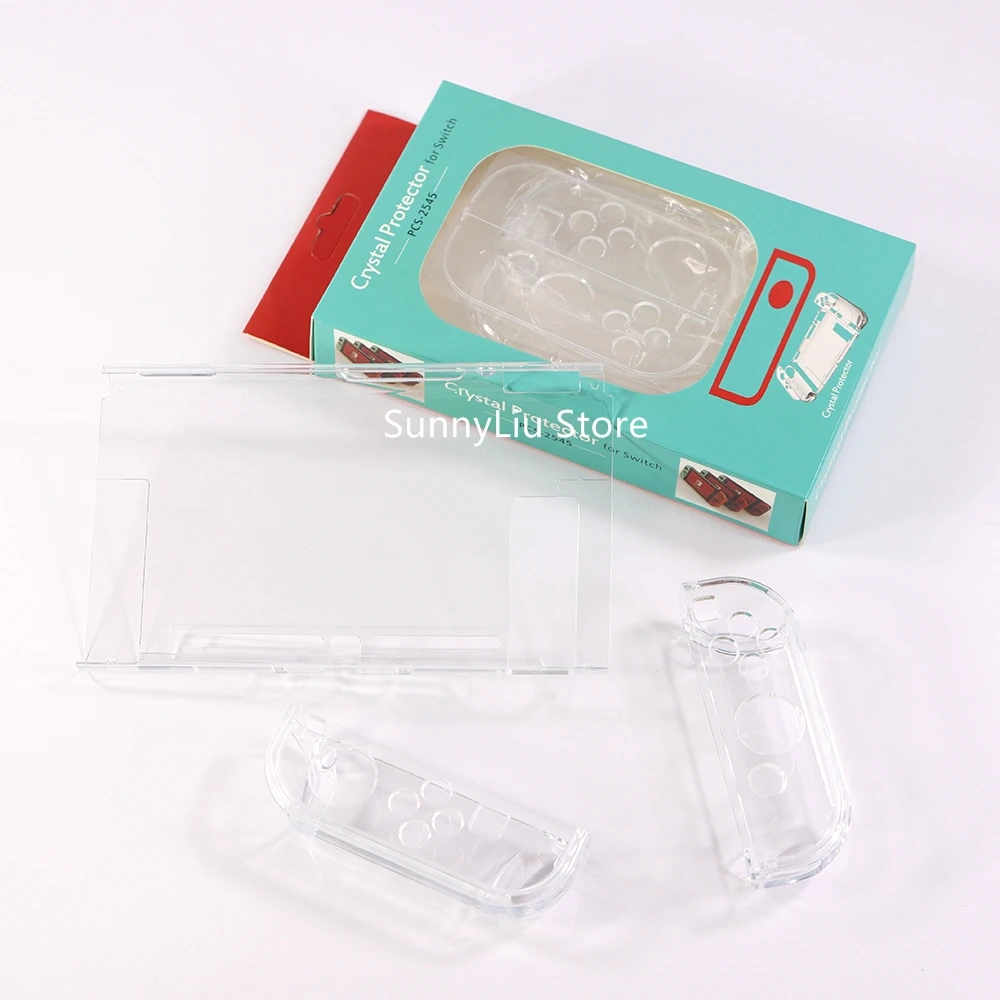 Прозрачный прозрачный защитный чехол для консоли Nintendo Switch NS oled | Электроника