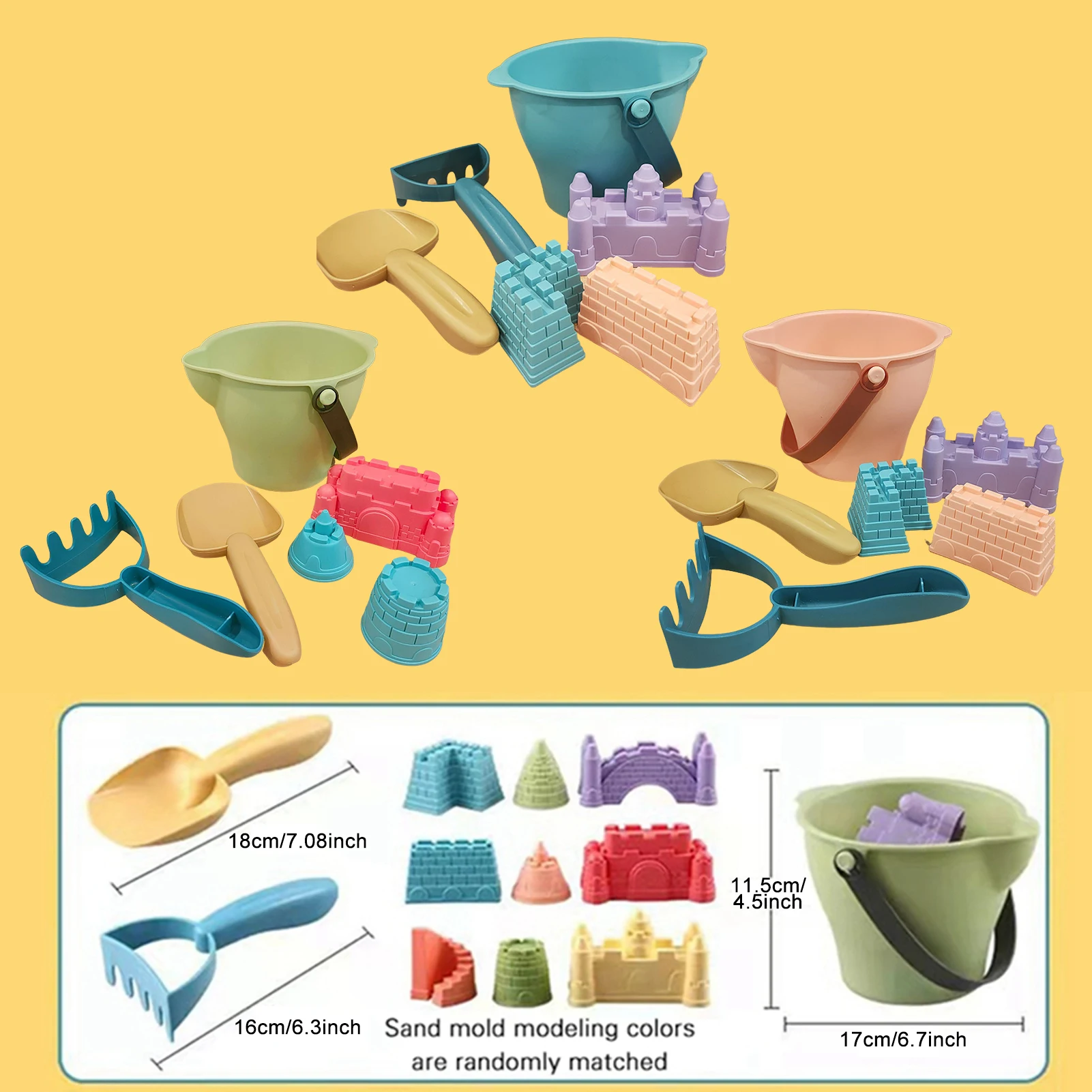 Children Summer Toys Set With Castle Model Ins Seaside Beach Toys Rubber Dune Sand Mold Tools Sets Baby Bath Toy Kids Swim Toy