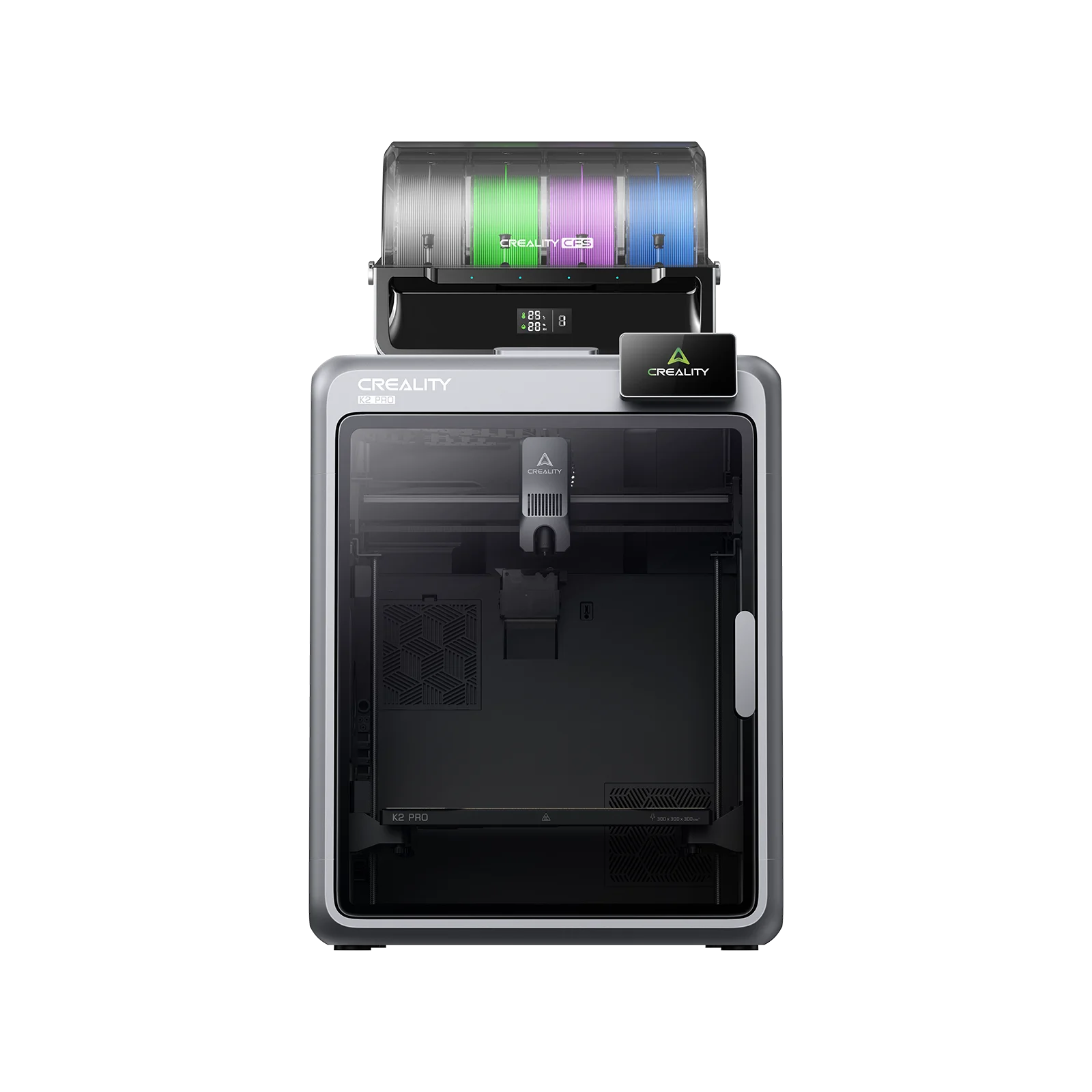 Фото 3D-принтер Creality K2 Pro Combo, серия K2, с закрытым корпусом, быстрая печать 600 мм/с, CFS, многоцветный, K2 Plus Combo, K2 Combo 3D-принтер №4