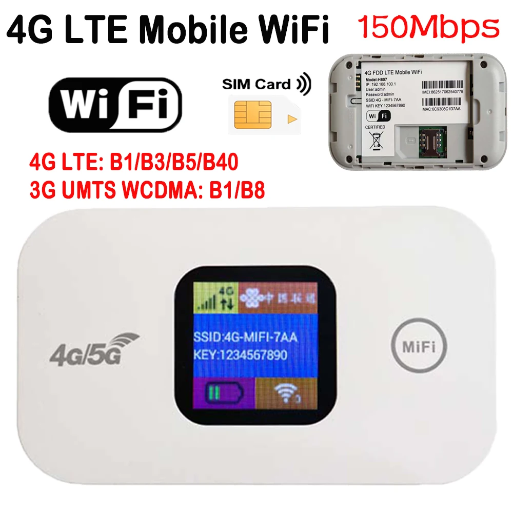 

4G LTE Мобильный Wi-Fi 2100 Мбит/с беспроводной маршрутизатор со слотом для SIM-карты мАч красочная фотография сетевая точка доступа 10 пользователей с общим доступом