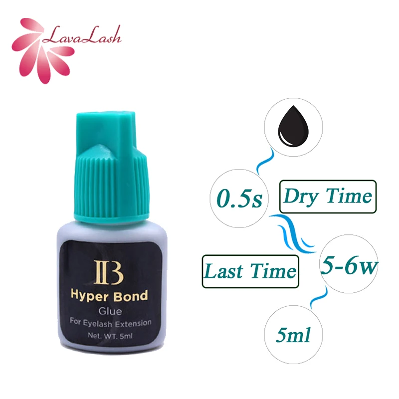 

5ml Korea Original Eyelash Extension Glue 0.5s Fast Drying Professional Strong Lashes Adhesive Retention 6 Weeks