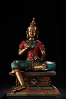 14 tibetan temple collection bronze outline in gold mosaic gem vajrasattva buddha terrace sitting buddha town house exorcism
