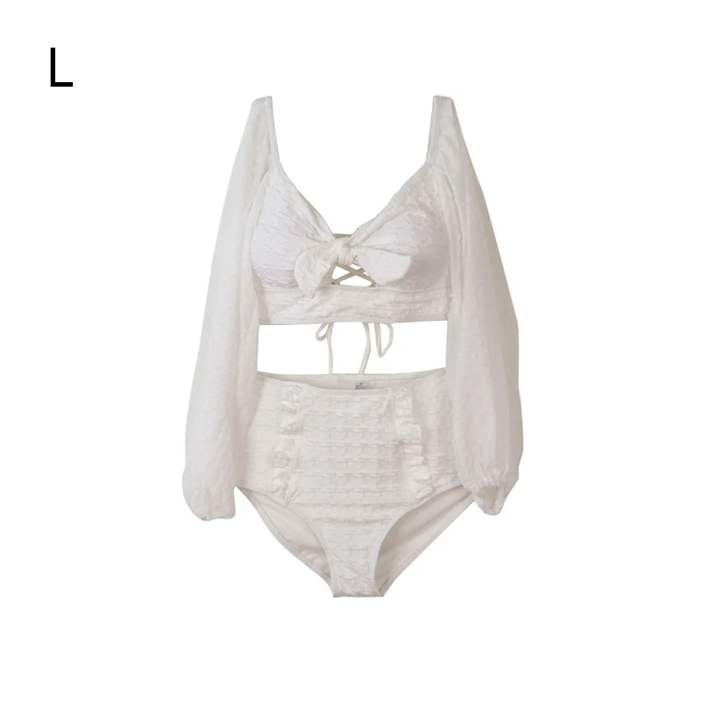 

Комплект из 2 предметов, купальник с длинным рукавом, летний купальник для загара, из полиэстера, сексуальная женская пляжная одежда, спорти...