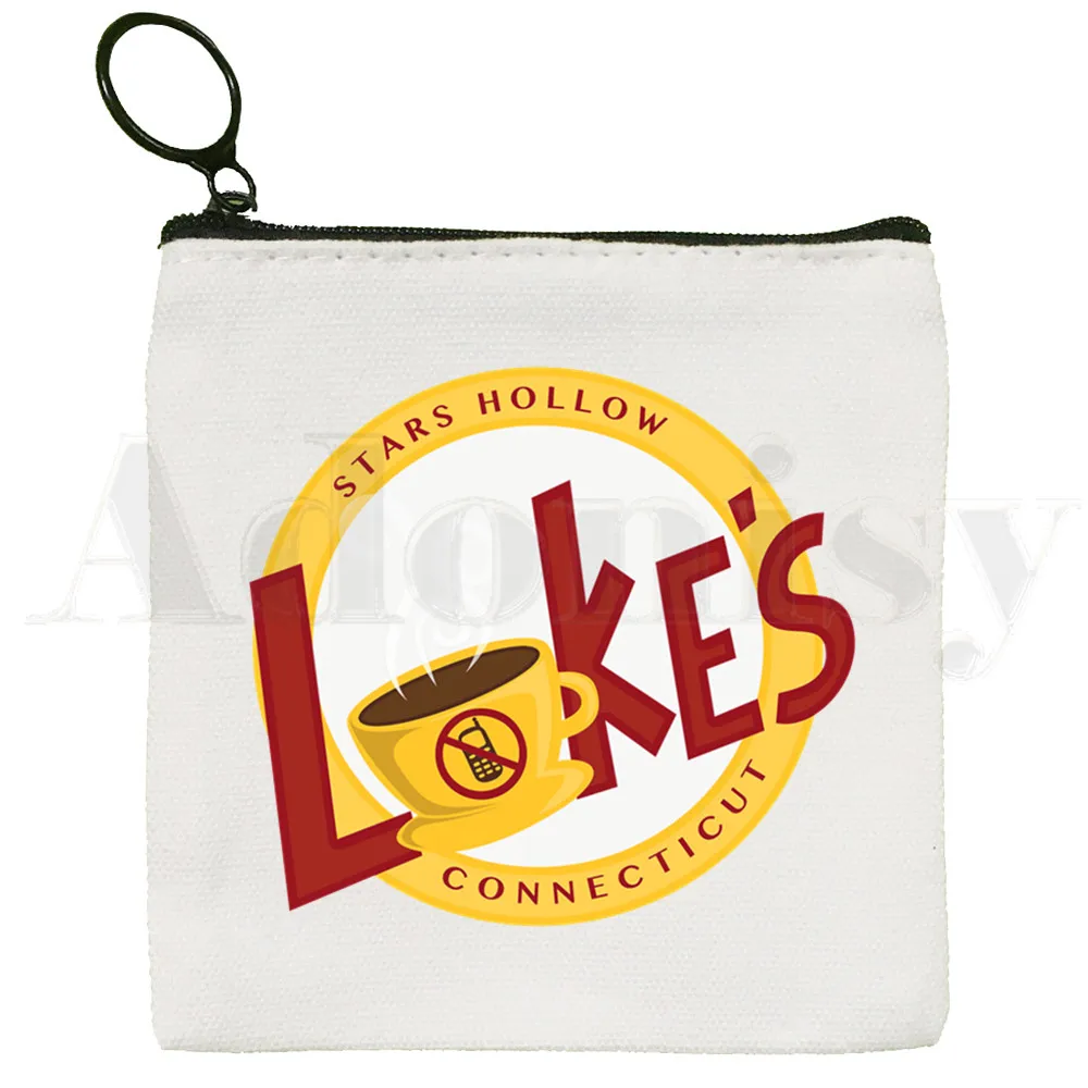 Gilmore Girls Coffee Luke's Dinner Funny Wallets Coin Pocket Vintage Male Purse Function Boy and Girl Wallet with Card Holders