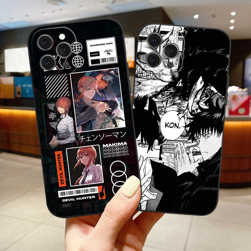 

Cool Anime Chainsaw Man Power Pfp denji Phone case For iPhone 13 12 Pro Max 6 6s 7 8 plus x xs max xr SE2020 Case Soft TPU Cover