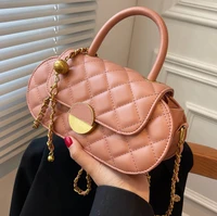 small shoulder crossbody messenger bags with short handle for women 2022 fashion pu leather summer brand trend cute quilted tote