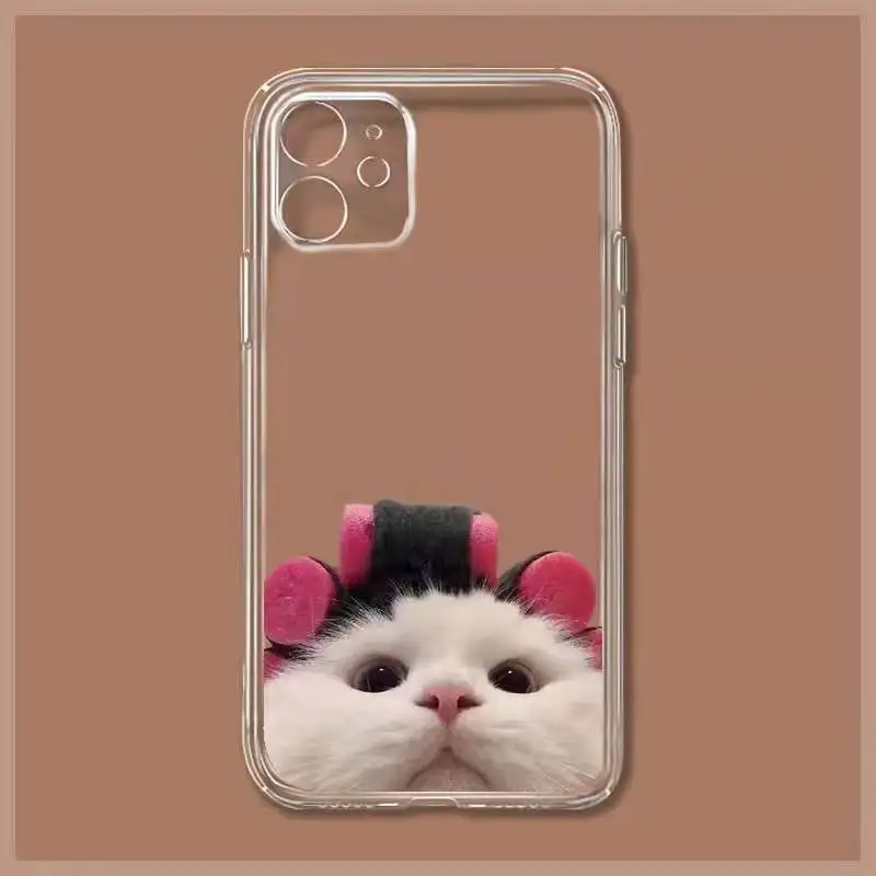 

Funny Cat Silicon Case For Huawei P50 P40 Pro+ P30 P20 Mate 40 30 20 Nova 3i 3e 4 4e 5 5i 6 5G SE 8 Pro Plus Phone Cover Case