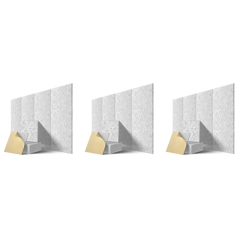 

Self-Adhesive Acoustic Panels 36 Pack,12 X 12 X 0.4 Inch Sound Proof Padding,Sound Absorbing Panel For Home ,Grey