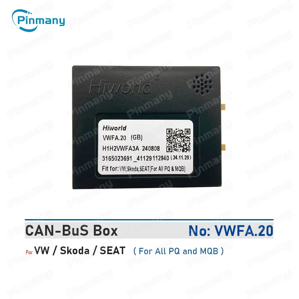 

Автомобильный OEM-радио CAN-шины, декодер CANBus, преобразователь данных VWFA.20 для Seat Altea Ibiza Leon Toledo Alhambra Mii Arona Ateca Tarraco