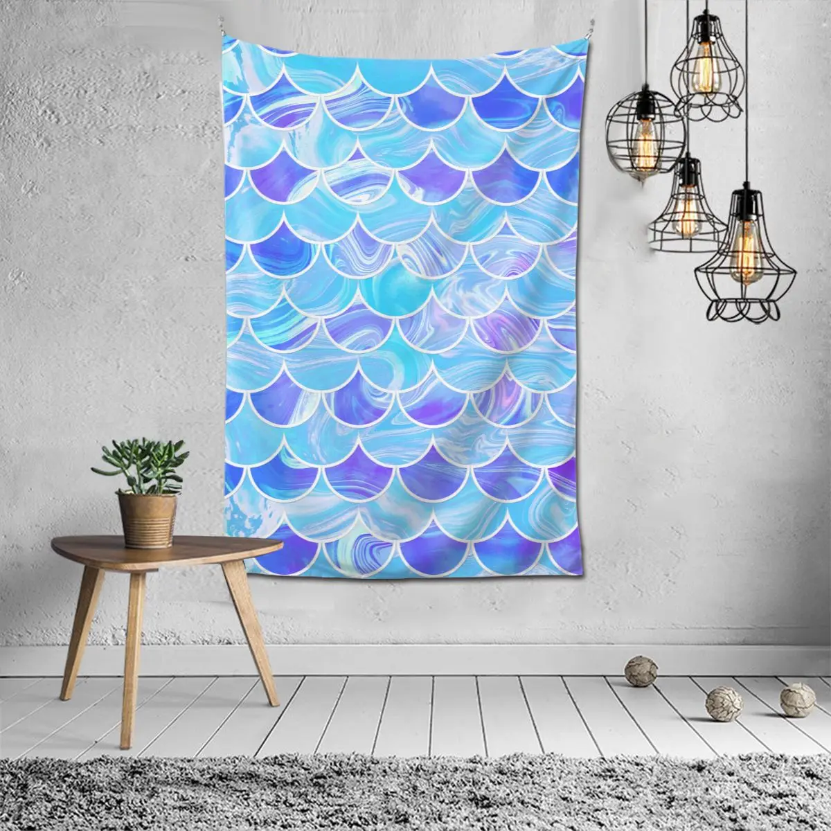 

60*40in Wall Hanging Blanket Colorful Wall Hanging Tapestry for Home Dorm Fantasy Decoration