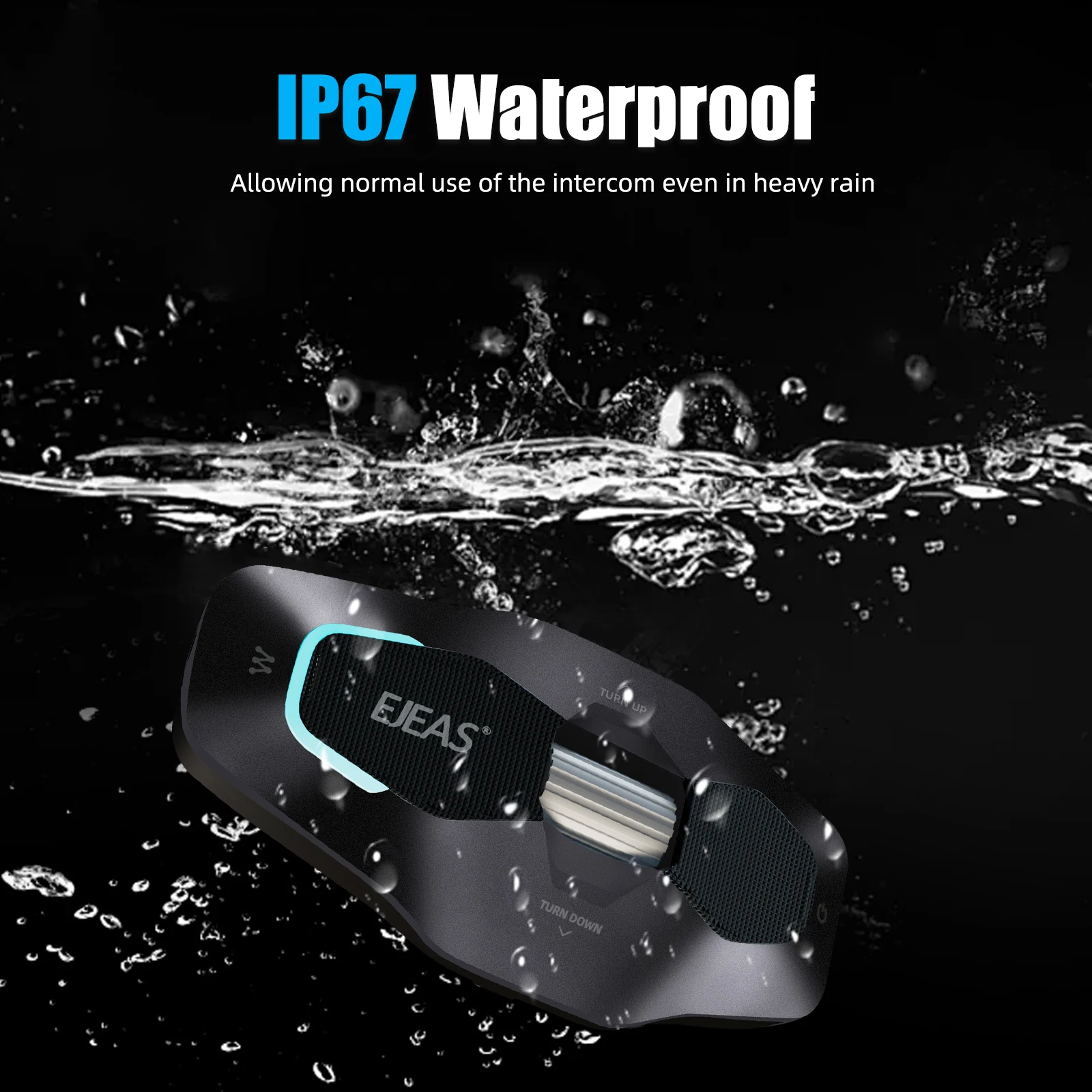 EJEAS X10 Гарнитура для мотоциклетного шлема 2-10 гонщиков Mesh4.0 + 5G BT Системы связи