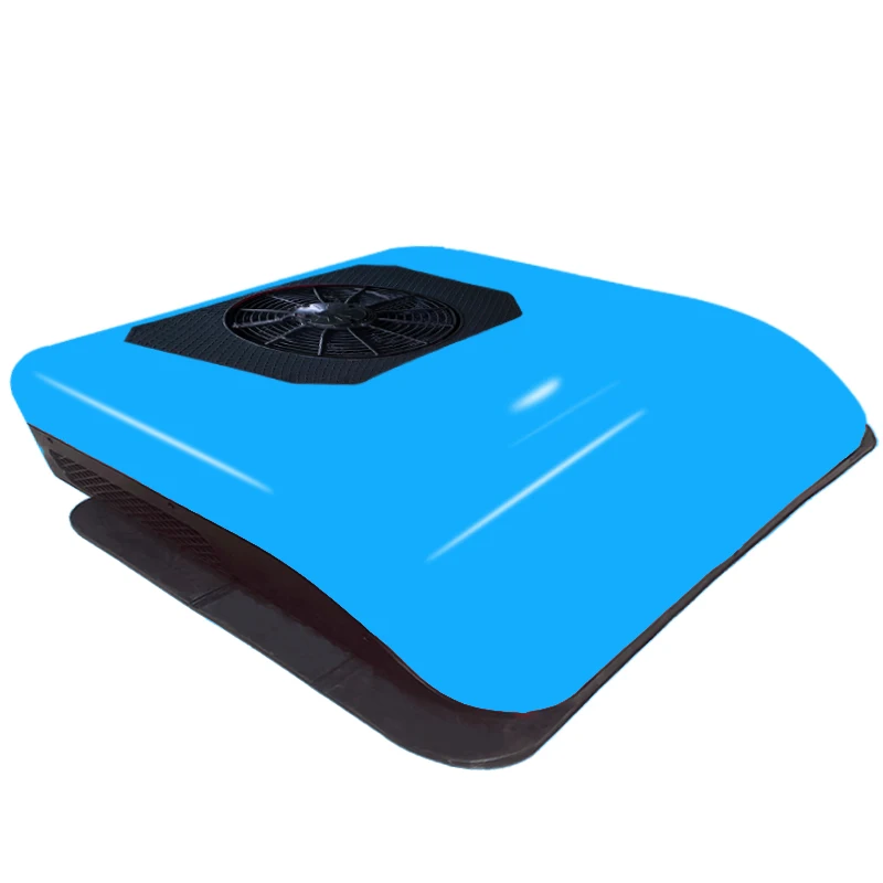 

24v integrated Light blut red parking cooler car air conditioner for truckes