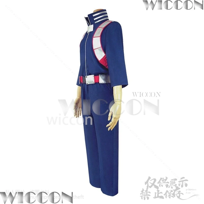 Горячее аниме Todoroki Shoto косплей My Herooo костюм Академии боевая форма топ брюки пояс