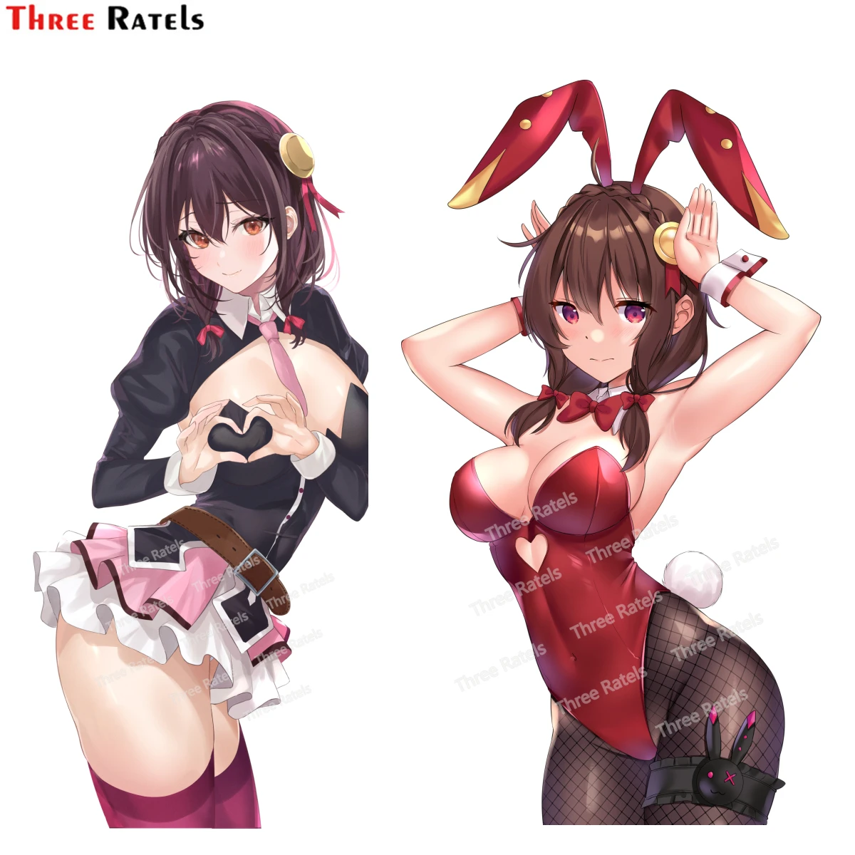 

Наклейки на автомобиль RuleMylife G272 Megumin и Yunyun Kono Subarashii Sekai
