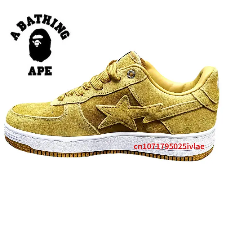 2023 A BATHING APE Sta Classics Men Women Vibe Sports Sneakers Bapesta Skateboarding Outdoor Light Walking Shoes Training Shoes