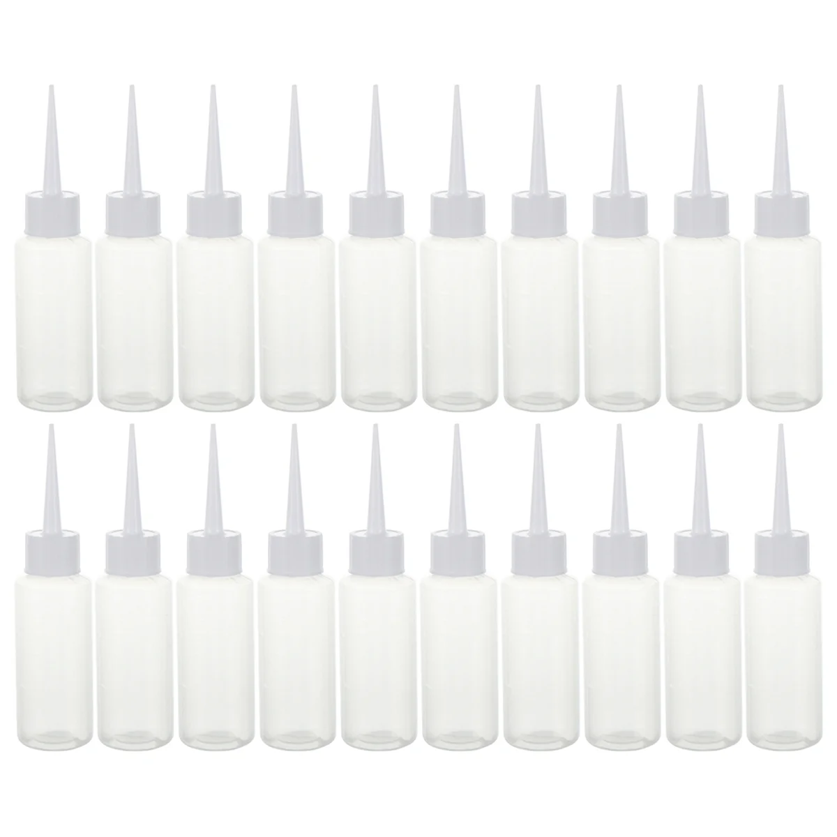 

20 Pcs Pigment Dispenser Bottles Squeeze Bottles Transparent Ink Bottles 50ml