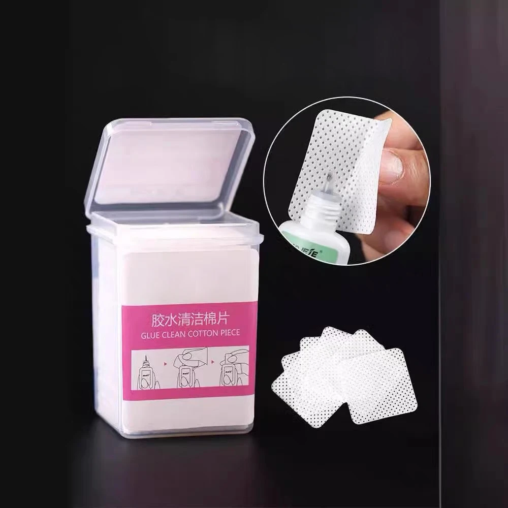 200 шт./коробка безворсовые салфетки для снятия лака ногтей