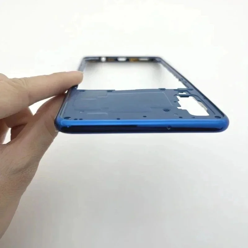 Фото Полный корпус для Samsung Galaxy A750 A7 2018 SM-A750F: задняя крышка аккумулятора, стеклянная крышка корпуса телефона, средняя рамка №5