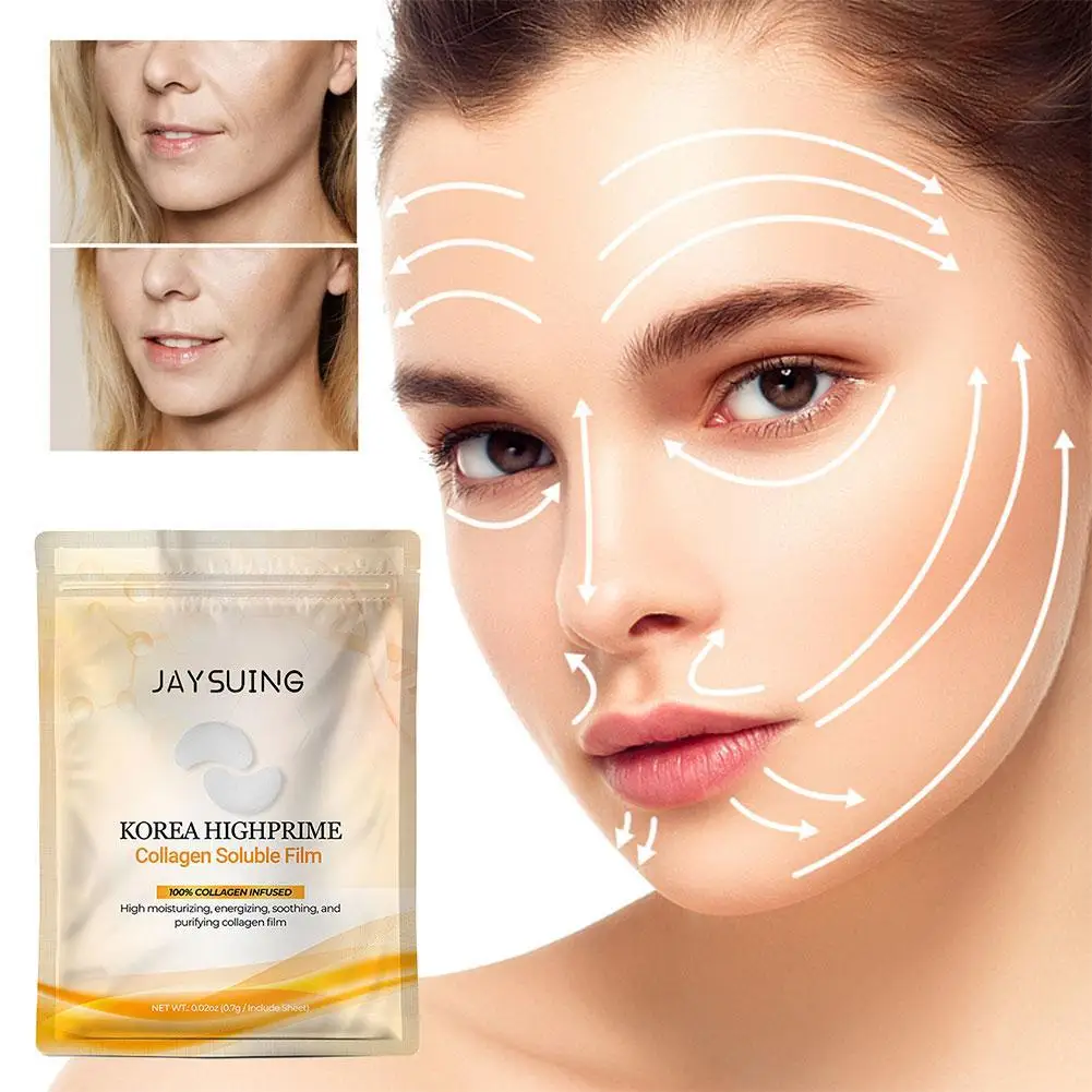

Korea Highprime Collagen Soluble Film Highprime Collagen Film Anti-Aging Wrinkles Remove Dark Circles Moisturizing Lift Firming