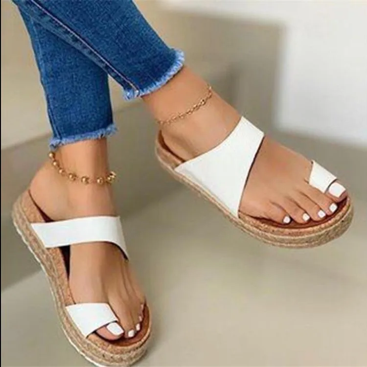 

Summer Women's Sandals Flip-Flops 2022 British Fashion Trend Cork Slippers Men's Flip-Flops Women's Shoes Outdoor Slippers Trend