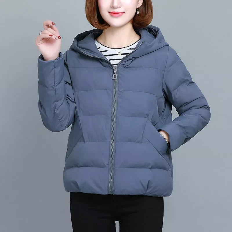 New2022 And Autumn Warm Women Jacket Down Cotton Padded Jacket New Fashion Female Outwear Parkas