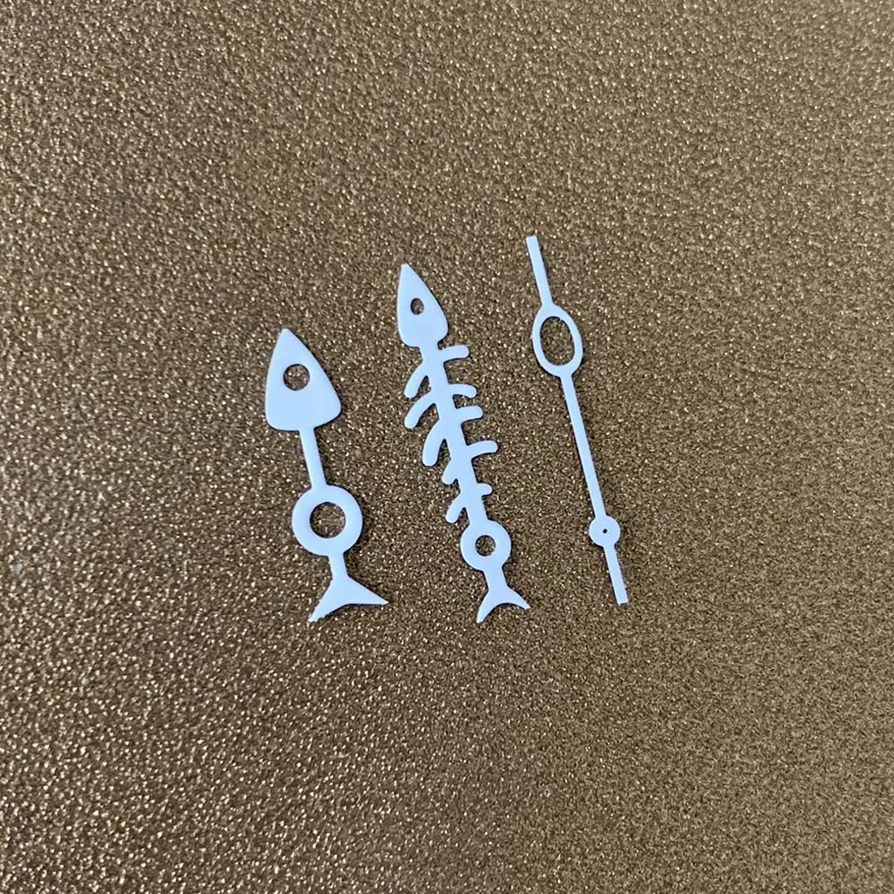 Watch Accessories Needle Green Luminous Fishbone Hand Suitable for Japanese NH35/36/4R/7S Movement