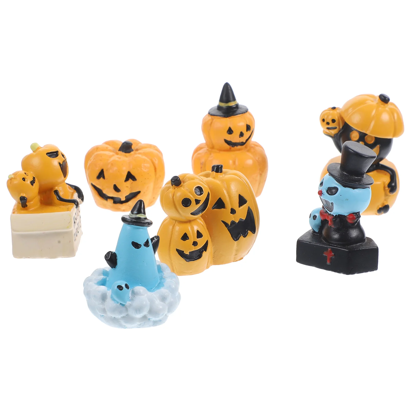 

Festival Ornament Halloween Pumpkin Figurines Table Craft Decor Centerpiece Sign Home