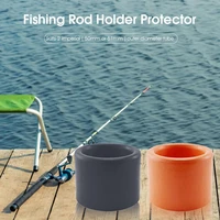 fishing rod holder insert practical orangeblack good toughness for fisherman rod holder protector rod holder insert