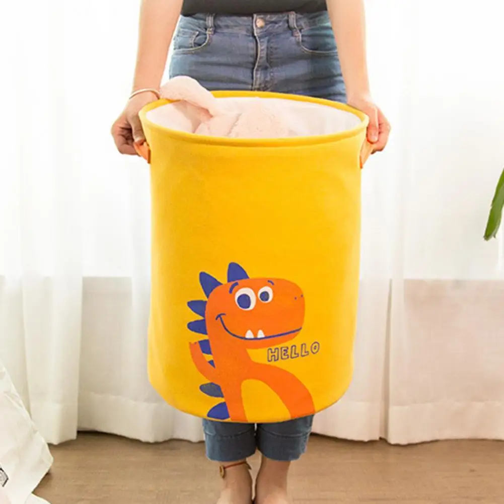 

Корзина для одежды, вместительная, яркая, Пыленепроницаемая, с рисунком динозавра, фотокорзина для белья для дома