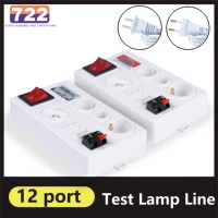 led quick test light box voltage power tester for e27 b22 e14 lamp bulb with led display battery capacity teste led tester