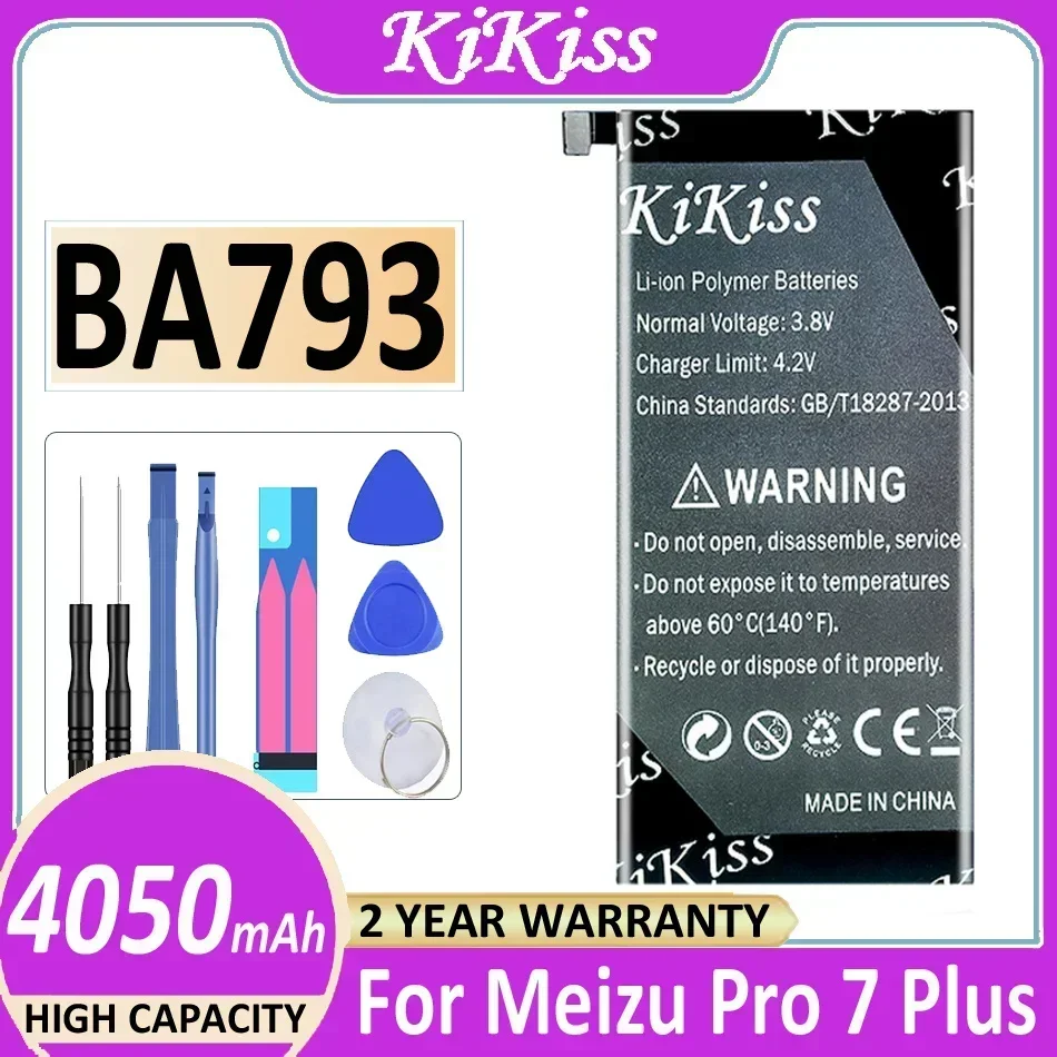 Аккумулятор KiKiss для Meizu BA793 аккумулятор мобильного телефона Pro 7 Plus M793Q M793M M793H 4050