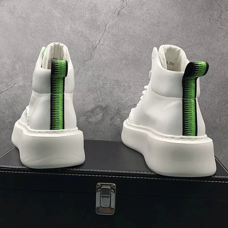 Мужские высокие кроссовки повседневная водонепроницаемая обувь на невидимом