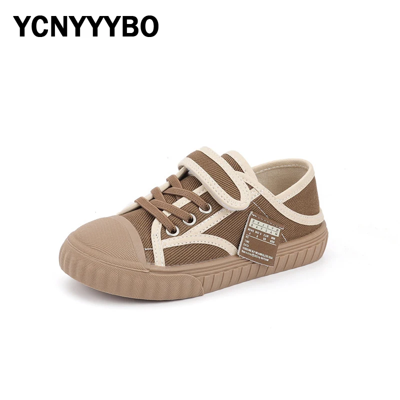 

Детские повседневные кроссовки, детская брендовая холщовая обувь для маленьких девочек, черные спортивные кроссовки, кроссовки на массивной подошве для малышей и мальчиков, осенние кроссовки