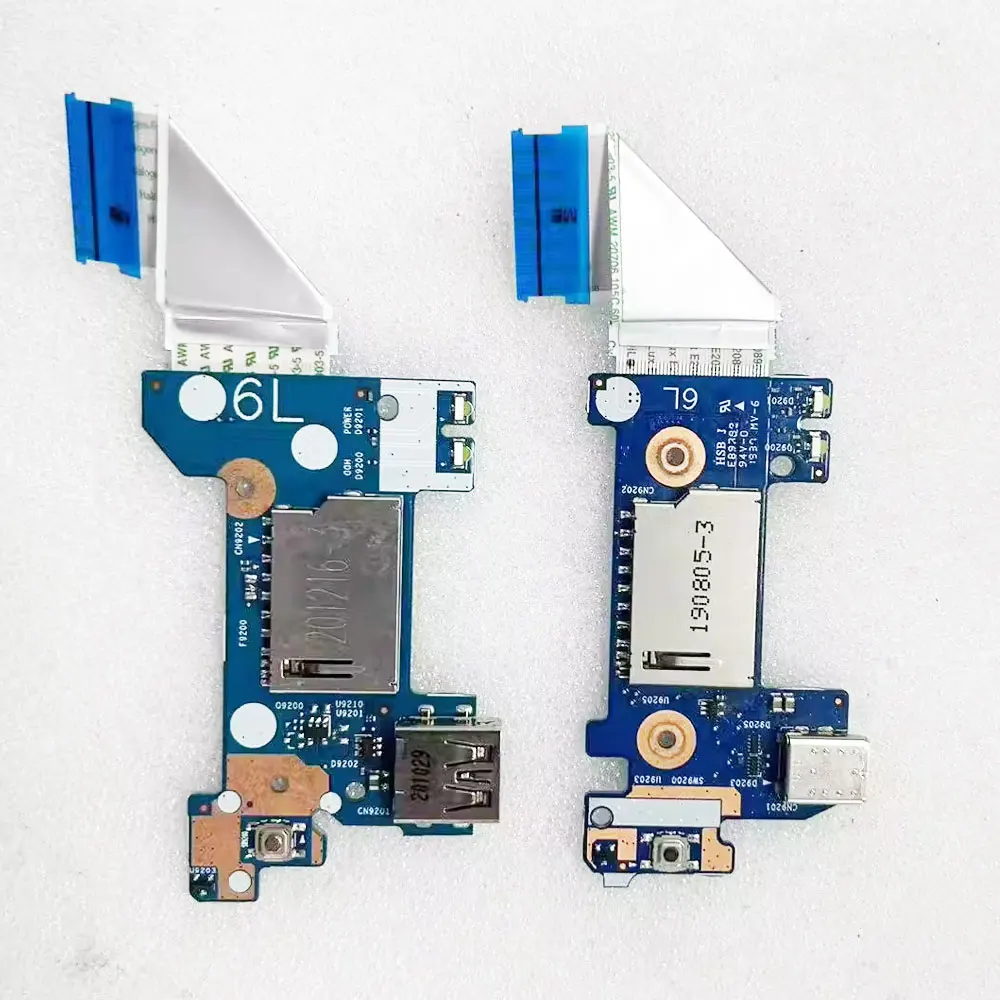 Фото Для ноутбуков HP 14S-CR, 14Q-CS, 14Q-CY, TPN-I131, TPN-I132, 240, 245, 246 G7: кабель USB Type-C с кнопкой включения/выключения (плата) L24483-001 №1