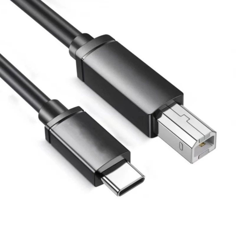 M17B Тип C к USB 2.0 Кабель для печати с квадратным портом Кабель-адаптер принтера