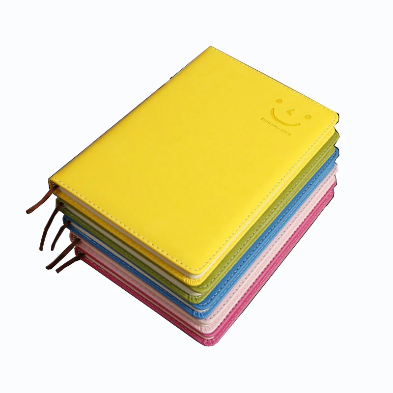 A5 Color-Changing PU Notepad Meeting Training Learning Agenda This Office Stationery Business Notebook Travel Planner Book 200P